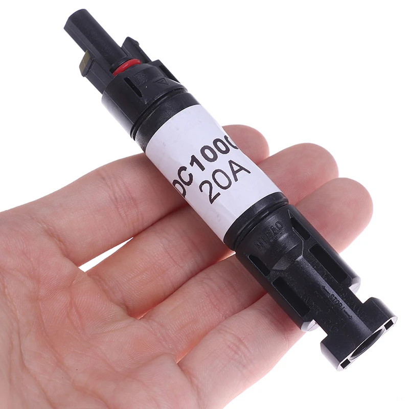 

10A 15A 20A DC Diode Solar Plug Connector Diode Connector For Solar PV System inne-knob Auto-lock Water proof connectors