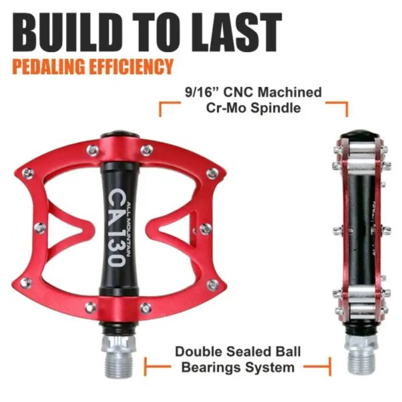 

SHANMASHI CA130 Aluminum Alloy CNC Ultralight Cycling BMX Pedal Non-Slip MTB Mountain Road Bike Pedals Footboard Bicycle Parts