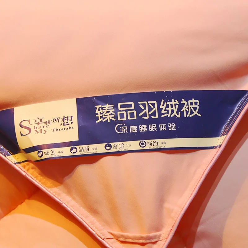 Зимнее стеганое одеяло 100% белый гусиный пух утепленное покрывало летнее с