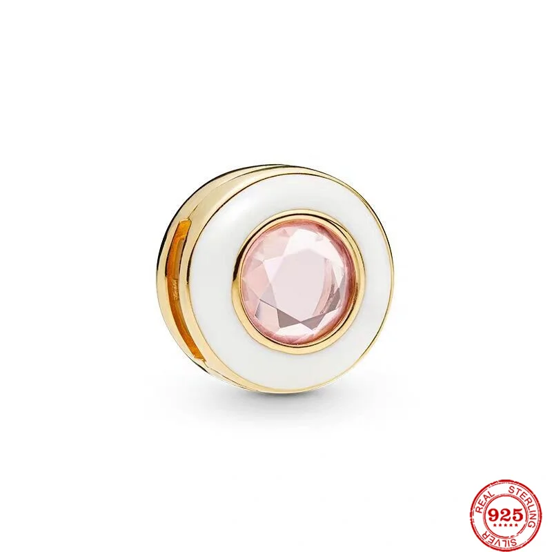 Новые серебряные бусины-шармы в виде Луны Листьев круглых сердец любовных