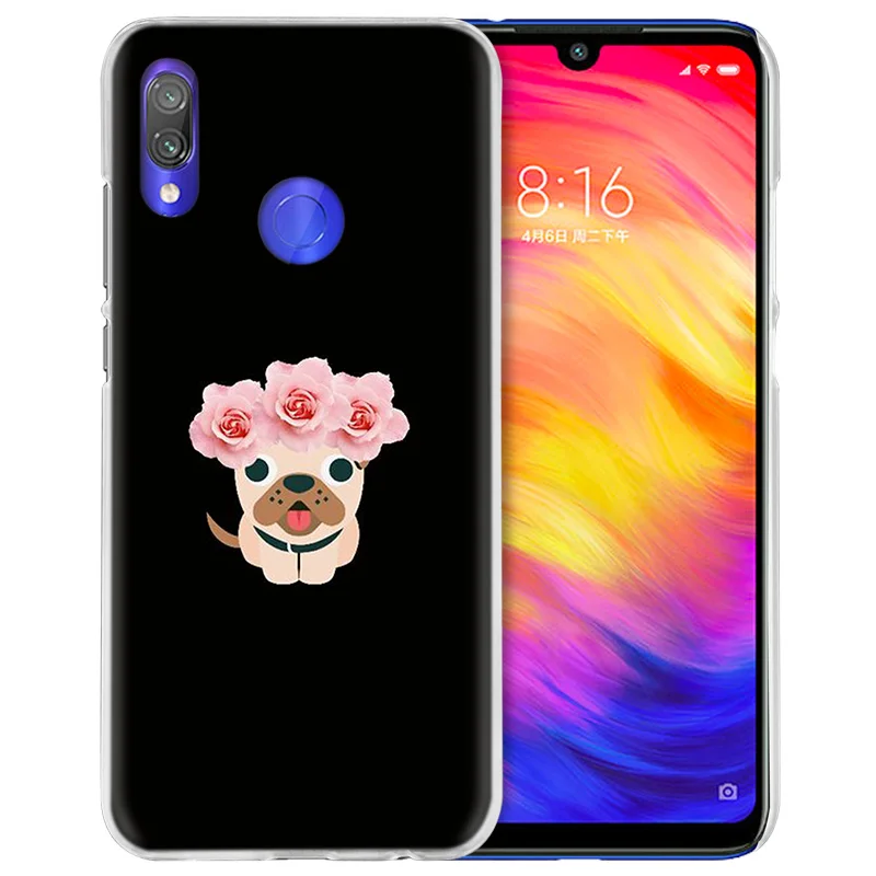 Чехол для Xiaomi Redmi Note 7 7A фотоаппаратов моментальной печати 7S 6 6A 5 Y3 K20 mi 8 до 9 лет CC9 CC9E A1 A2 A3 играть F1 Lite рro плюс французское кружево ткань собака породы Бульдог