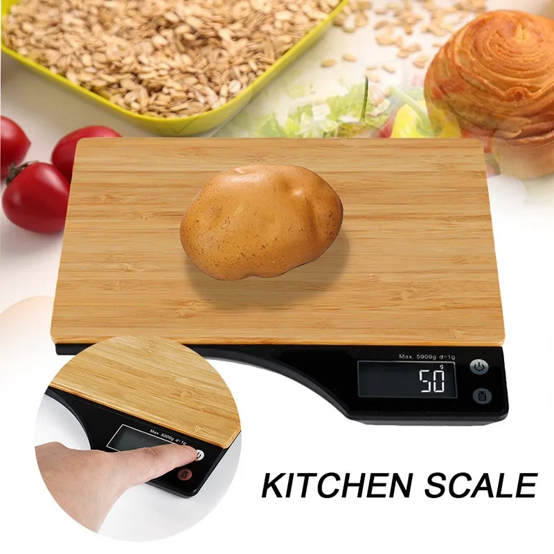 

Digital Kitchen Scale 5kg Food Scale Multifunction Weight Scale Electronic Baking & Cooking Scale with LCD Display