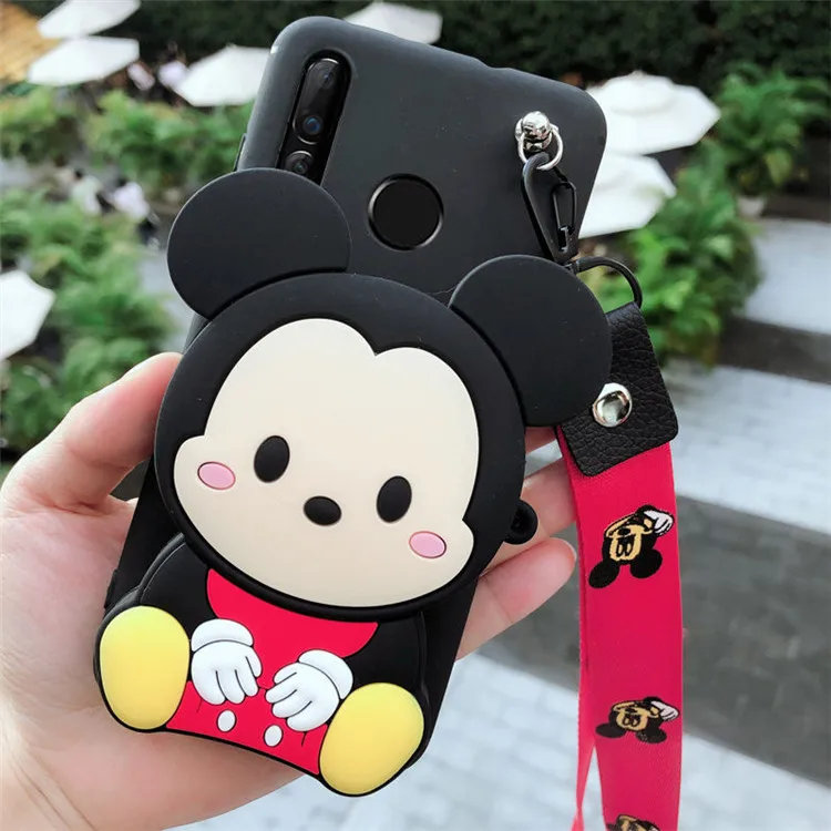 Mickey Black И яркие, с мультяшными вставками, 3D Бумажник Мягкий чехол из ТПУ с принтом "для Samsung Galaxy J5 J7 Neo Core Prime NXT J7 милые Микки и Минни Маус чехол с изображением котов - Цвет: Mickey Black