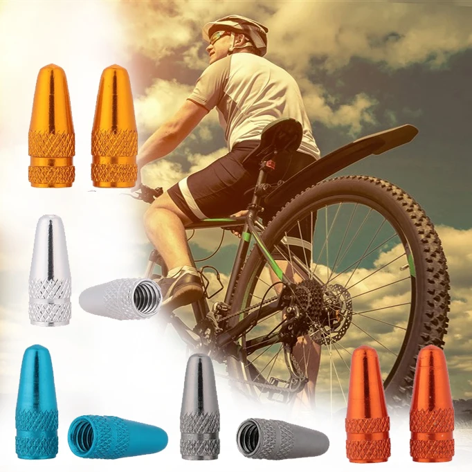 bike fahrrad reifen reifen aluminium legierung presta stem air ventil kappe staub abdeckung free global shipping