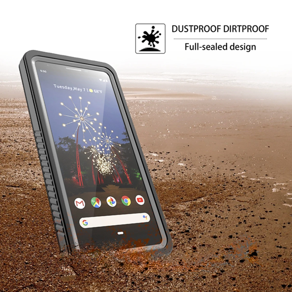 IP68 чехол для Google Pixel 3a XL водонепроницаемый Защита на 360 градусов ударопрочный