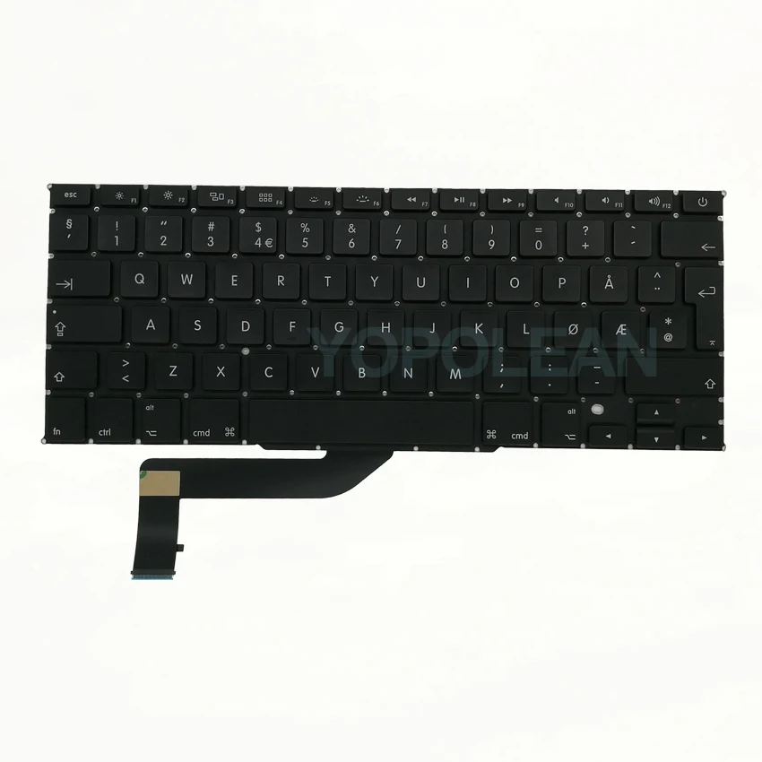 Клавиатура A1398 для MacBook Pro Retina 15 дюймов норвежская раскладка 2012 2013 2014 2015