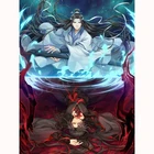 Алмазная живопись Mo Dao Zu Shi аниме полный квадрат круглая дрель Алмазная мозаика мультфильм вышивка крестиком набор украшения дома