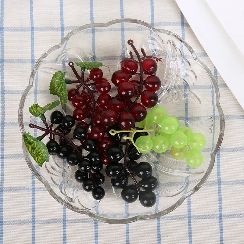 Черный красный зеленый искусственный виноград товары для свадьбы дня рождения