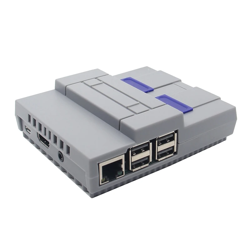 Чехол в стиле Nes чехол Snes с охлаждающим вентилятором радиаторы для Raspberry Pi 3 Model B Plus / 2 Snespi|Демонстрационные