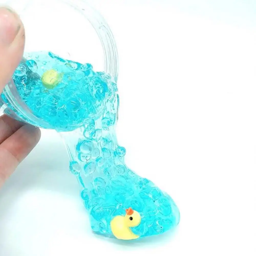Figet toys-plastilina de algod&oacute;n para ni&ntilde;os, arcilla polim&eacute;rica Antiestr&eacute;s con dise&ntilde;o de pato, blandibl&uacute; transparente, juguete de aprendizaje creativo, perfecto para regalo-1