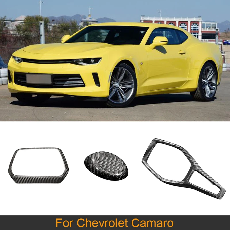 

Чехлы из углеродного волокна для салона Chevrolet Camaro 2014-2020, чехлы для салона автомобиля, наклейки, аксессуары