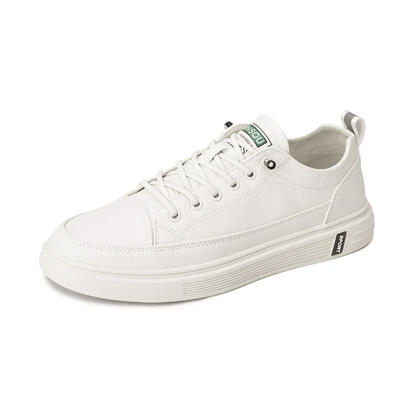 

Новинка весна-осень 2021, модные мужские повседневные туфли, дышащие туфли на низком каблуке, на шнуровке, с вулканизированной подошвой, износ...