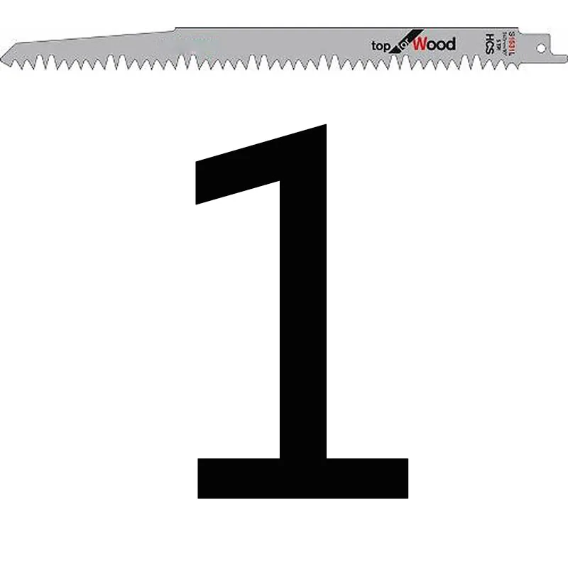 

for Bosch Saw Blades Reciprocating Tools wood HCS 240mm Extra Sharp Cutting S1531L Cutter Portable