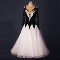 ballroom dance dress for women new design long sleeve standard ballroom tango waltz flamenco competition dancing skirt
