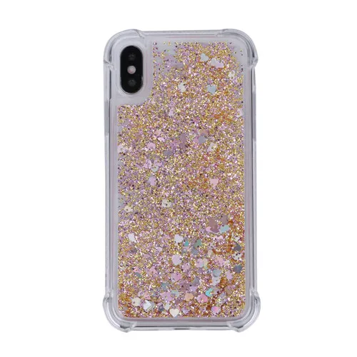 Шикарный чехол с динамическим жидким песком для iPhone 11 Pro X XS MAX XR 6 6S 7 8 Plus 5 5S роскошный блестящий чехол из ТПУ с зыбучим песком - Цвет: ASJX