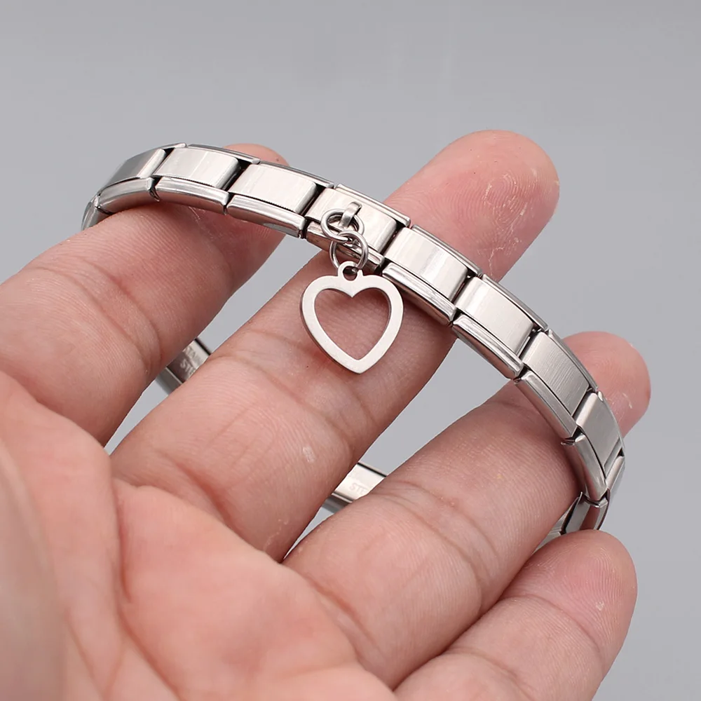 Hapiship 2019 оригинальная полировка ромашки полые сердца итальянская Подвеска