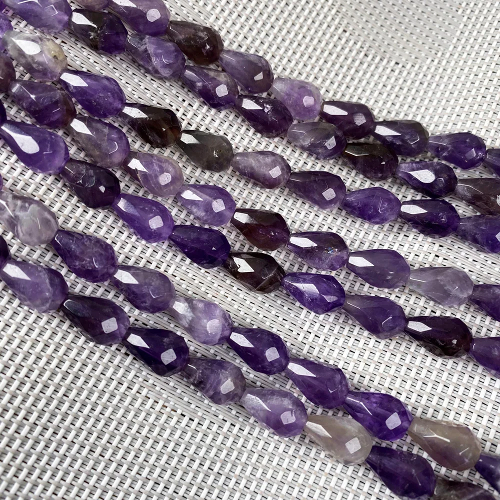 

Natural Stone Agates Bead Tiger Eye Crystal Quartz Faceted Scattered Beads for DIY Jewelry Making Supplies Fit Necklace Bracelet