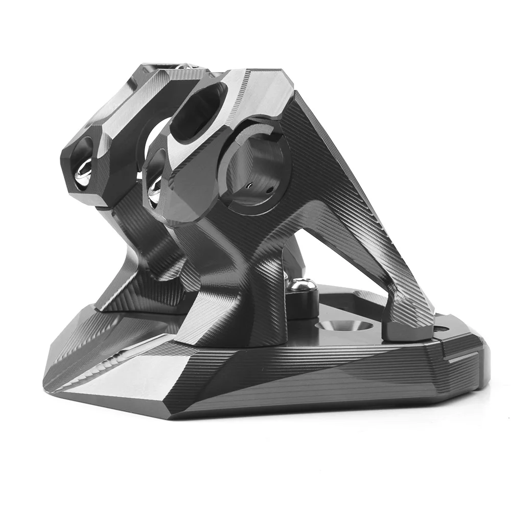Titanium SMOK для Yamaha NMAX155 аксессуары для мотоциклов CNC ручка для мотоцикла из алюминиевого сплава зажим для сиденья Riser красный черный титан золото - Цвет: Titanium