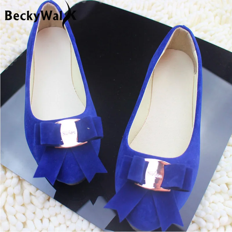 2021 замшевые туфли на плоской подошве с модным бантом женская обувь закрытым