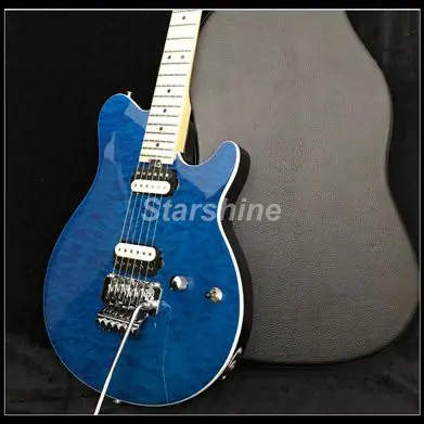 Электрогитара хорошего качества X NM2 OIP 3A стеганый кленовый топ FR Bridge Zebra Pickups