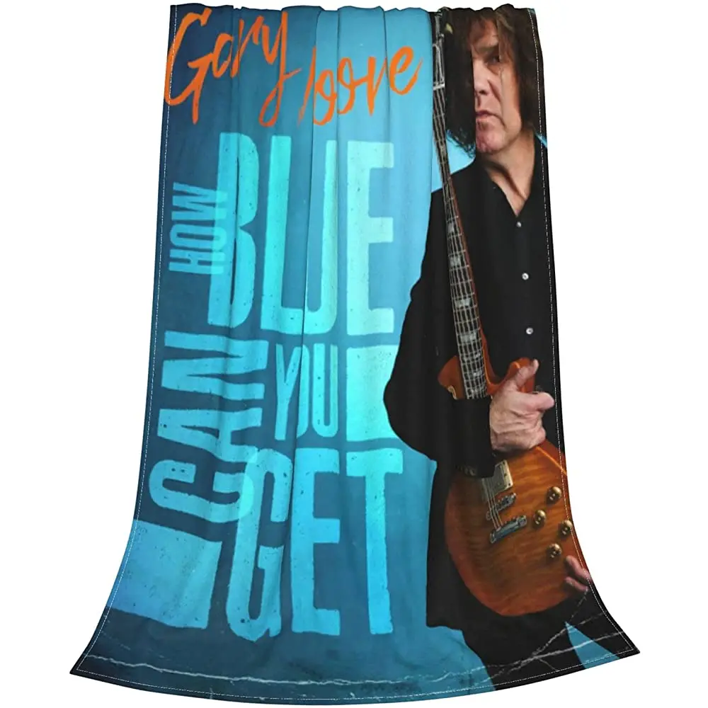 

Одеяло Гэри Мур, фланелевое одеяло, мягкий и теплый плюшевый диван, гостиная, спальня, всесезонное