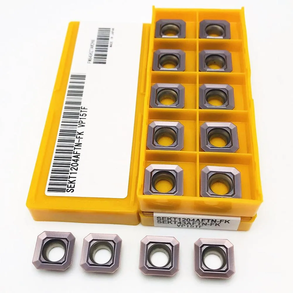 

SEKT1204 AFTN VP15TF UE6020 US735 high-quality carbide flat milling tools CNC cutting tools indexable SEKT 1204 lathe tool parts