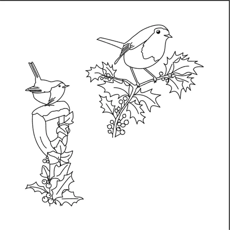 Прозрачные штампы для скрапбукинга сделай сам 10 х10 маленьких птиц трафареты