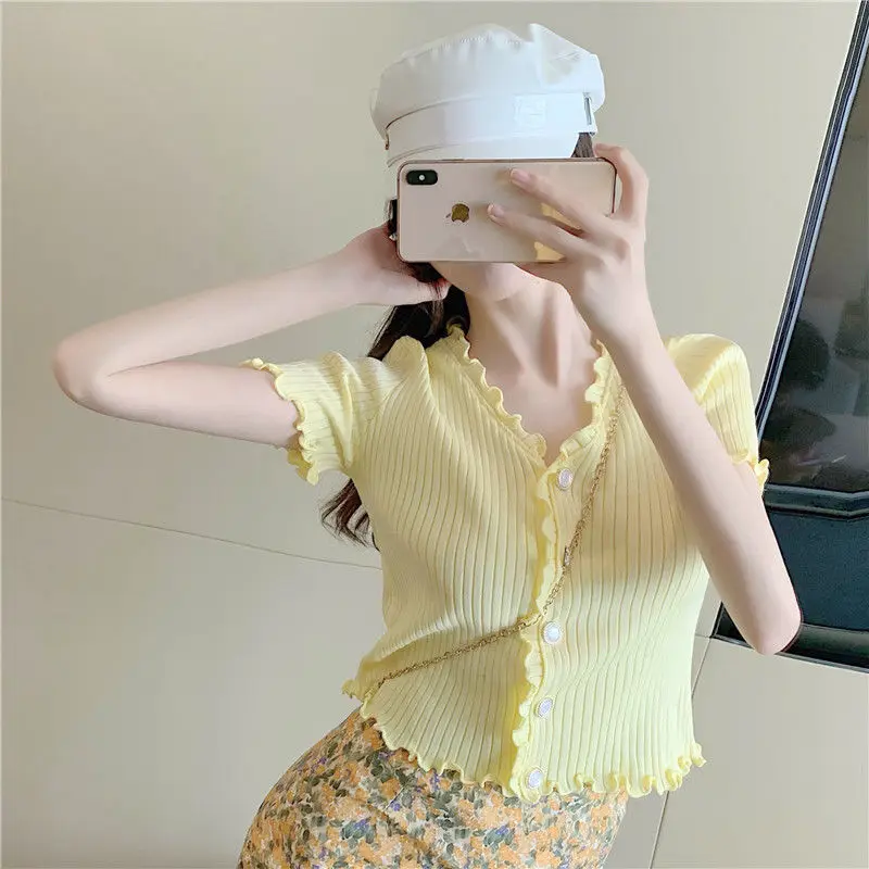 Женский летний комплект из двух предметов фиолетового цвета в винтажном стиле