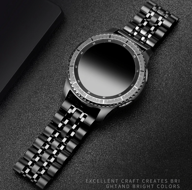Ремешок из нержавеющей стали для samsung Galaxy watch 46 мм ремешок gear S3 Frontier Band 22 мм браслет huawei watch GT 2 ремешок gear S 3 46