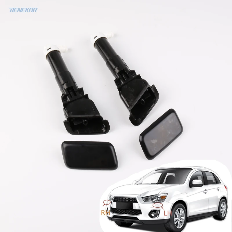 Налобный распылитель для омывателя Benekar насадка с крышкой Mitsubishi ASX 2010 2011 2012 2013 2014