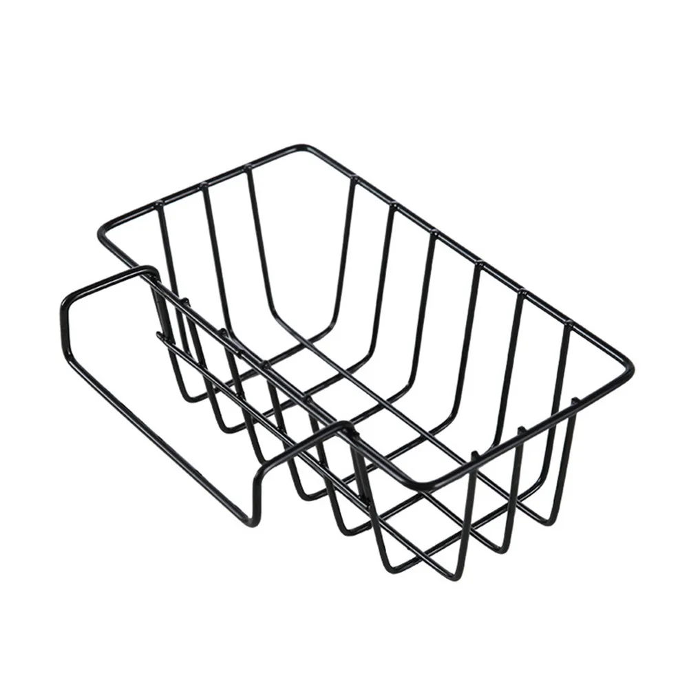 

1pc Hole Free Storage Rack Drainage Basket Water Tank Iron Drainage Frame Storage Basket Hanging Basket Pool Sponge Storage Rack