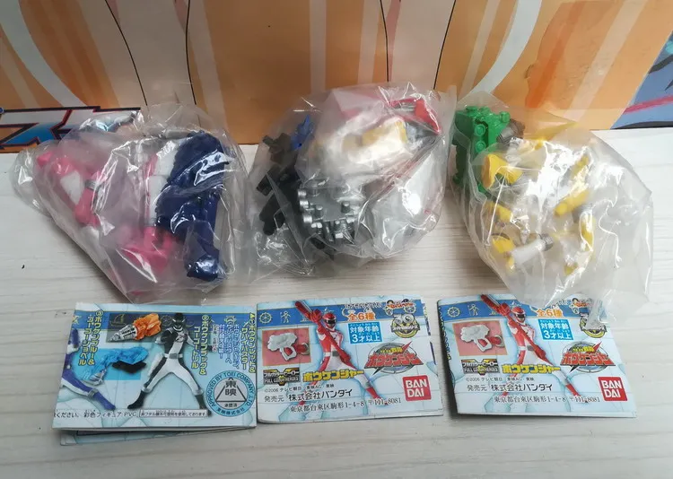 Оригинальная фигурка BANDAI модель Gogo Sentai Boukenger Gacha из принта декоративная игрушка |