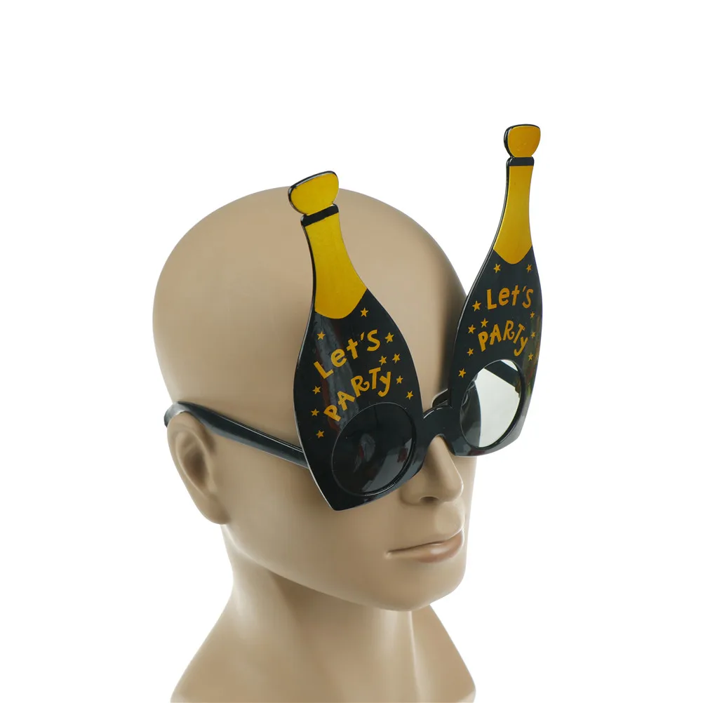 1 шт. креативный костюм бутылка шампанского дизайн очки вечерние украшения для