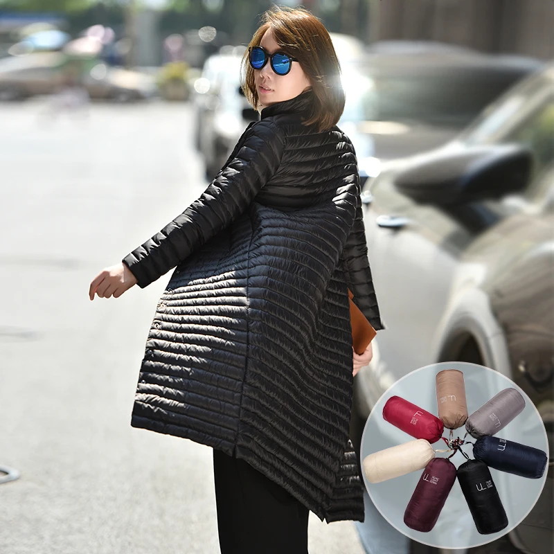 Осень и 2020 Повседневная Сверхлегкая женская зимняя куртка женские куртки тонкое