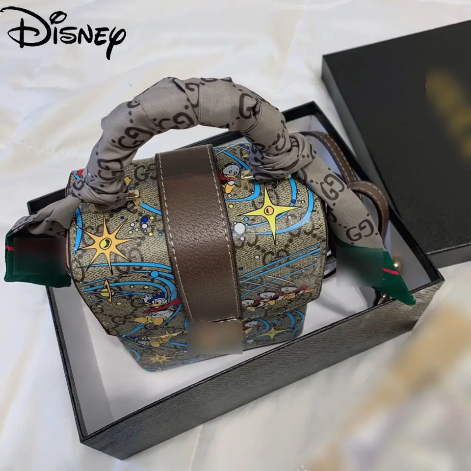 

Disney Donald Duck 2021 New Spring New Mobile Phone Bag Retro Diagonal Shoulder Bag Simple Casual Fashion