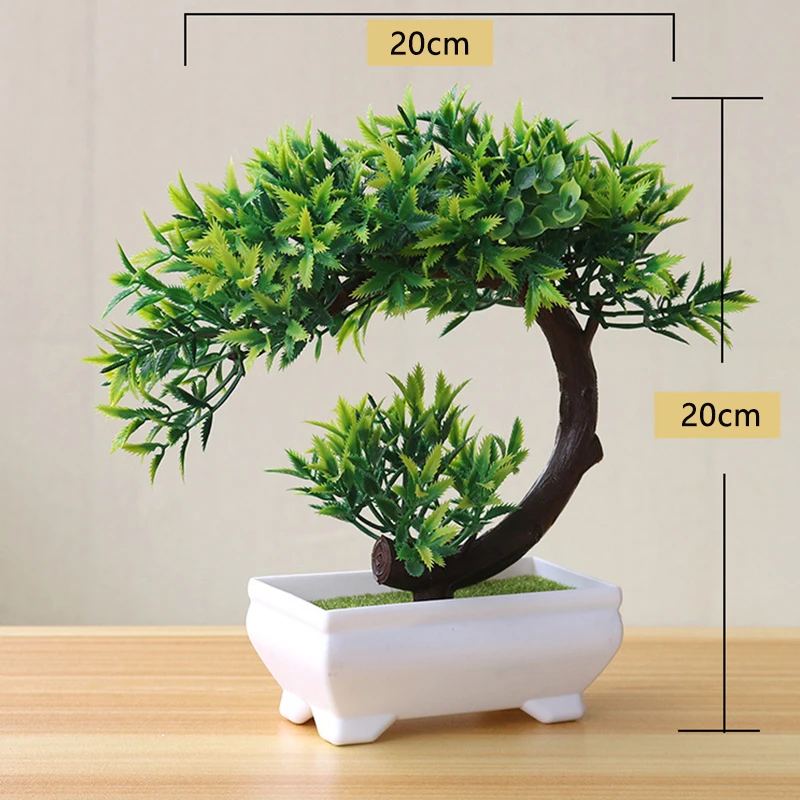 Домашний декор приветствующая сосна имитация бонсая декоративные цветы и венки
