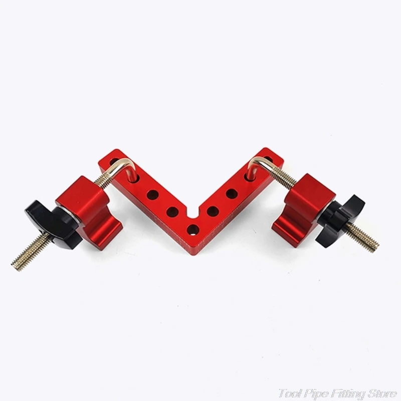 

1SET 90 Degree Positioning Squares Right Angle L-Type Woodworking Clamps for Picture Frames, Boxes, Cabinets or Drawers M09 21