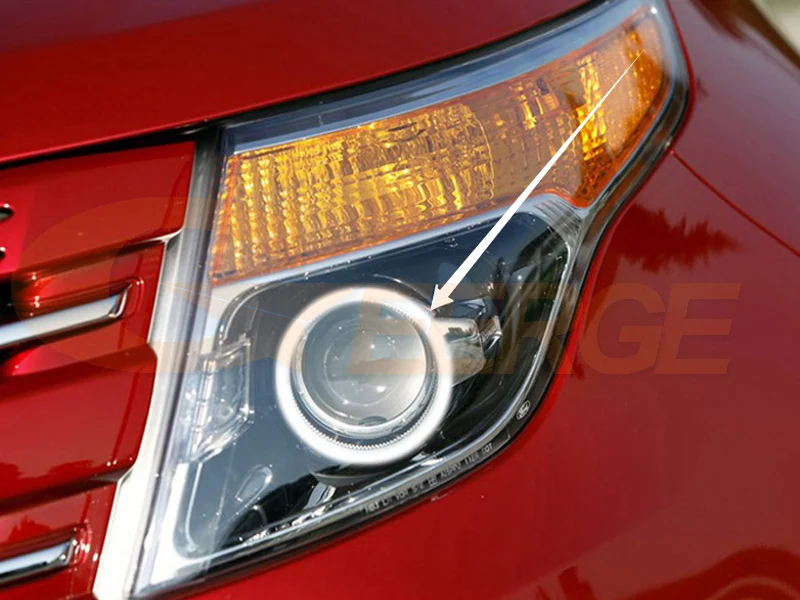 Для Ford Explorer 2011 2012 2013 2014 2015 ультра яркий SMD светодиодный комплект колец ангельские