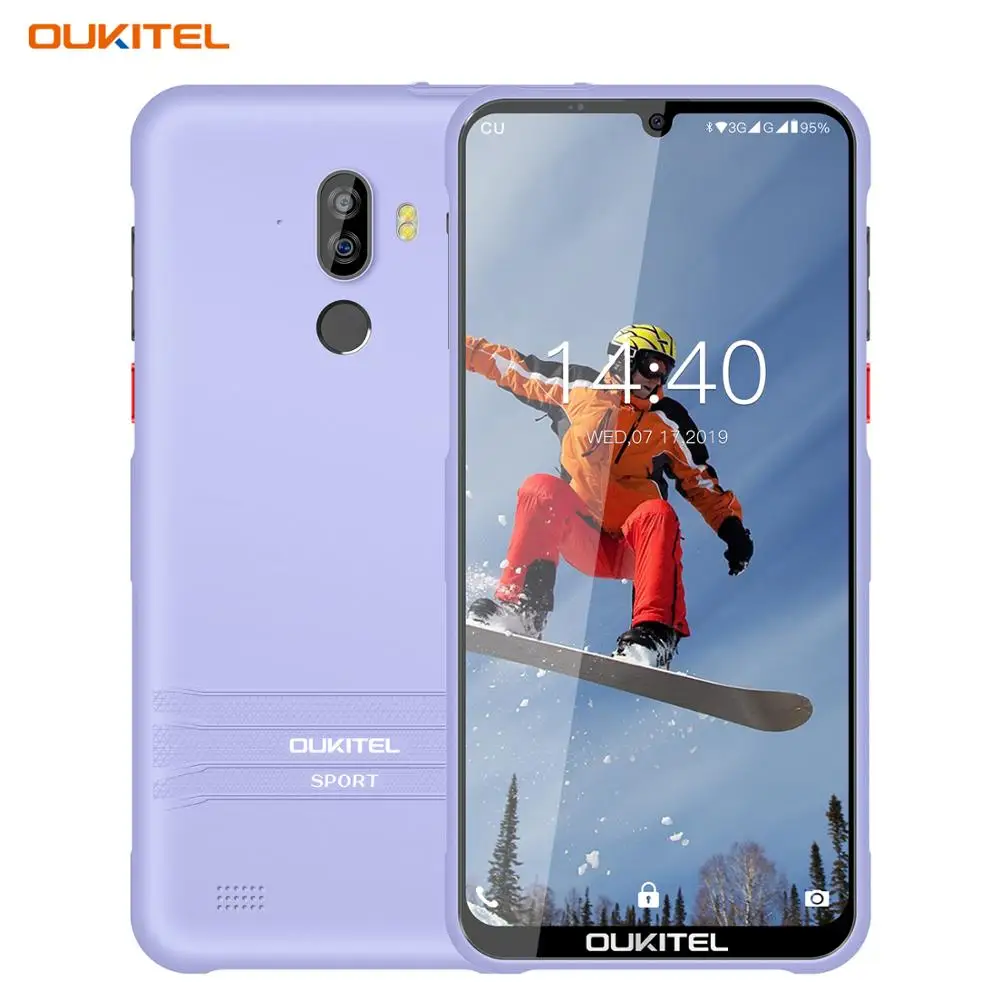 OUKITEL Y1000 Android 9 0 мобильный телефон 6 08 &quot19 5: экран MT6580P 2G RAM 32G ROM 3600mAh отпечаток пальца