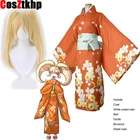 Новый костюм для косплея аниме Saionji Hiyoko Danganronpa 2: Попрощайтесь с отчаянием Hiyoko кимоно Сайондзи Японские Женские костюмы и парики