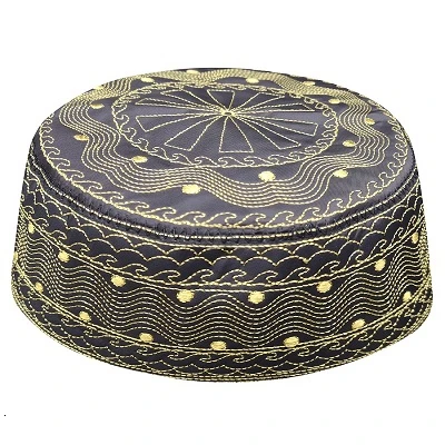 Arabe Allah мужские шапки Kippah африканская одежда головной убор s Arab Kippa Sombrero Pesca тюрбан обертывание мусульманская молитва одежда для мужчин - Цвет: D