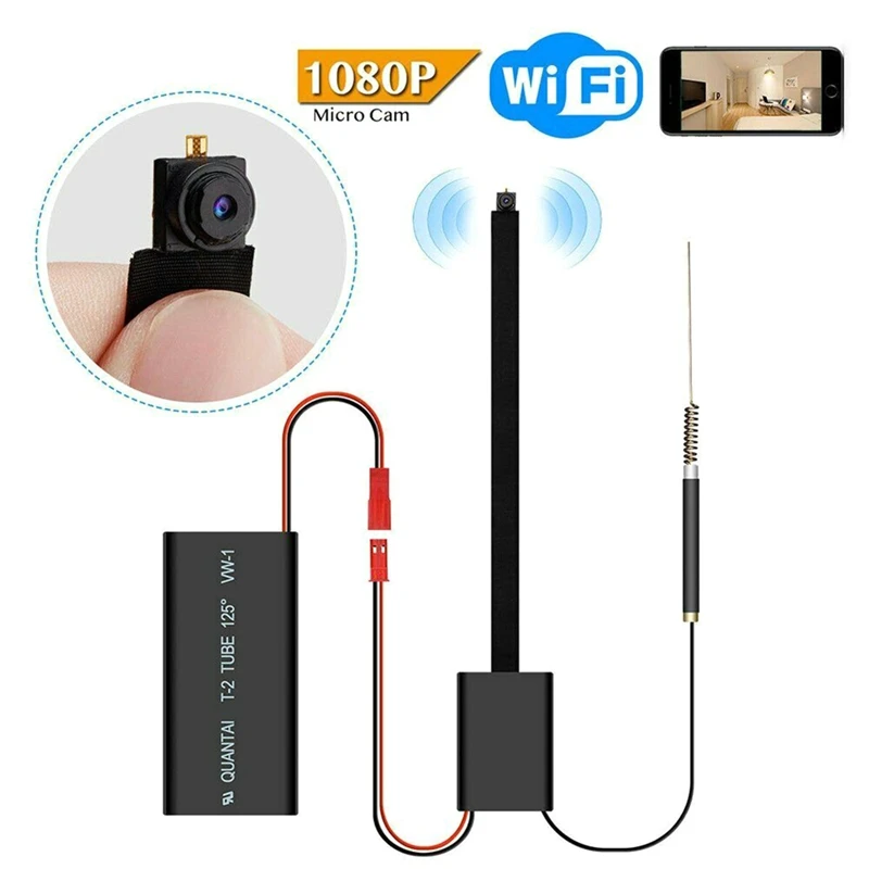 P2P Support Remote View Hidden TF Card Wireless Micro webcam Camcorder Video Recorder Portable HD 1080P DIY WiFi IP Mini Camera |