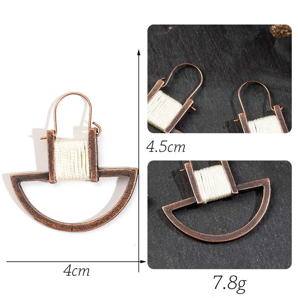 Conjunto de brinco de folha de flor grande do vintage Declaração de jóias feminino Bohemia étnica entrega de bronze longa brincos pendurados para mulheres