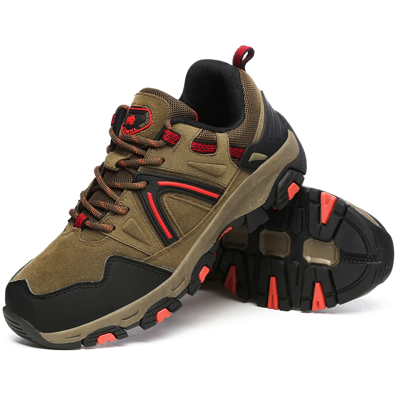 

New Breathable Waterproof Hiking Shoes Men Climbing Trekking Shoes Tactical Boots