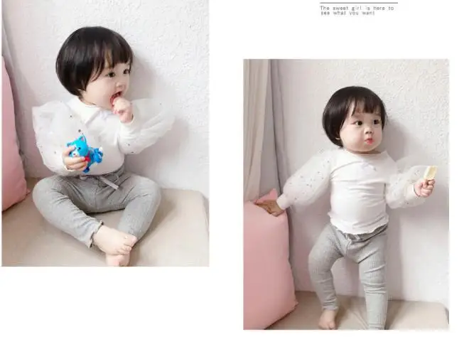 5 шт./лот рубашки для маленьких девочек детская одежда топы с длинными рукавами и