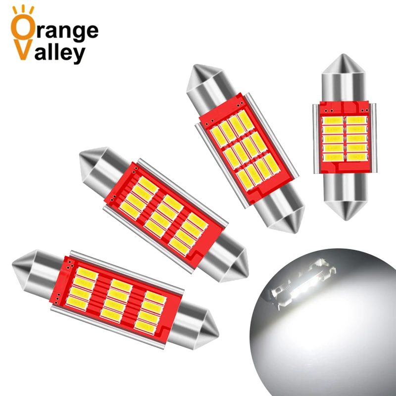 

300 шт. гирлянда c5w светодиодный 31 36-39-41 мм 10 светодиодный 12 светодиодный лампы 4014 прибор для поверхностного монтажа для чтения настольная лам...