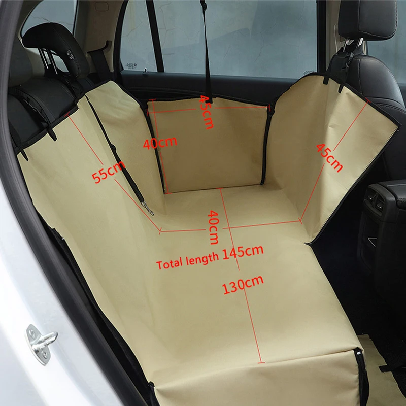 

Pet Dog Car Seat Cover Foldable Waterproof Pet Car Mat Hammock Car Rear Back Seat Safety Cushion Belt Transportin for Dogs