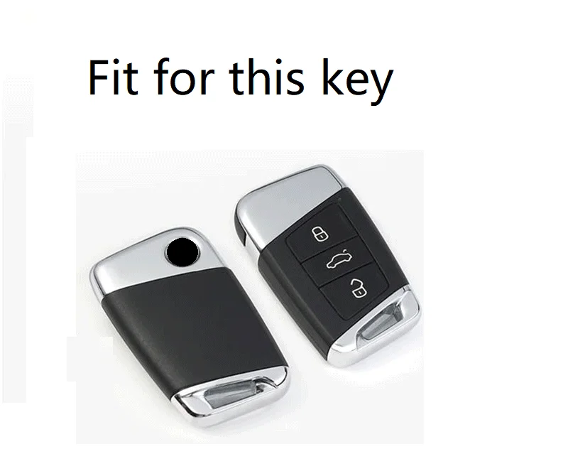 

TPU+Carbon fiber grain Key Cover Key Case For Volkswagen Passat B8 2016 2017 2018 Skoda Superb A7