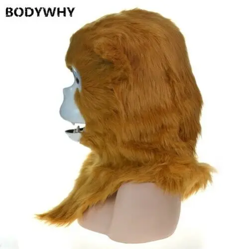 

2020 monkey Mascot Costume Can Move Mouth Head Suit Halloween Outfit Cosplay