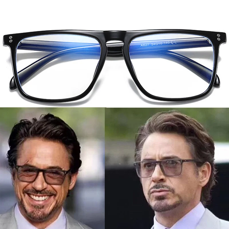 

IVSTA Myopia Glasses Frame Men Prescription Spectacle Eyewear Oversize Johnny Depp Nerd Optical Computer Glasses anti blue rays